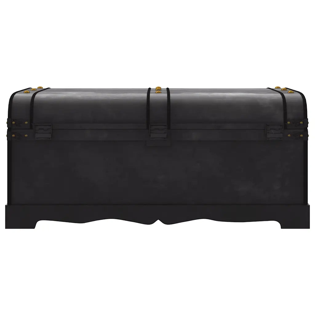 Baule del Tesoro in Legno Grande Nero CFW2736478