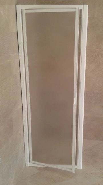 Box Porta Doccia in Acrilico - 1 lato, Apertura Battente Reversibile - Misura: 90 x h185 (AdattabilitÃ  88-93cm)