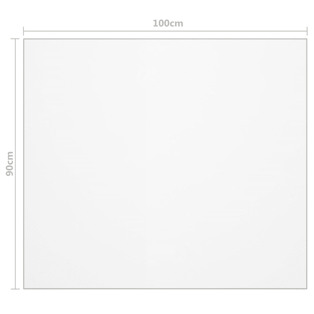 Protezione Tavolo Trasparente 100x90 cm 1,6 mm PVC 288259