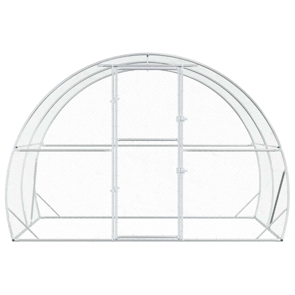 Pollaio Argento 200 x 300 x 200 cm Acciaio zincato 42042531