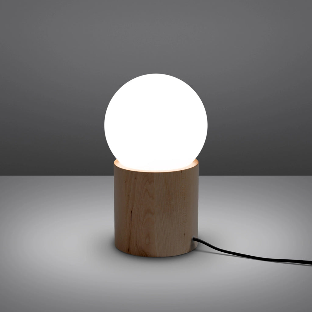 Lampada da tavolo ZENITO legno naturale G9 Pure Lume