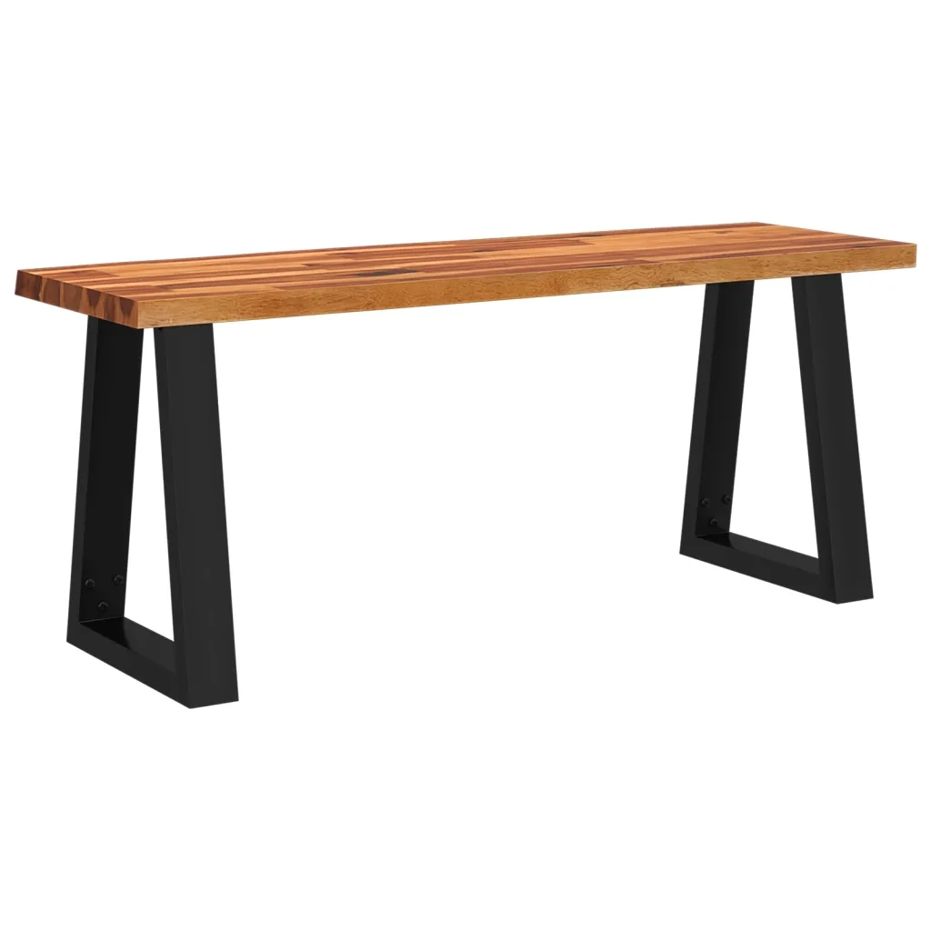 Set da Pranzo 3 pz con Bordi Vivi in Legno Massello di Acacia 3157524