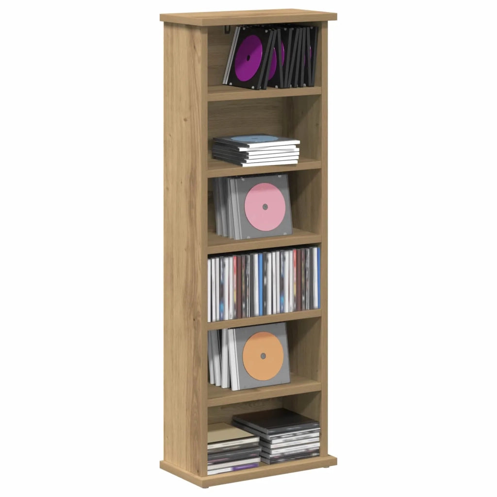Mobile per CD Rovere Artigianale 60 x 17 x 92 cm 8012760