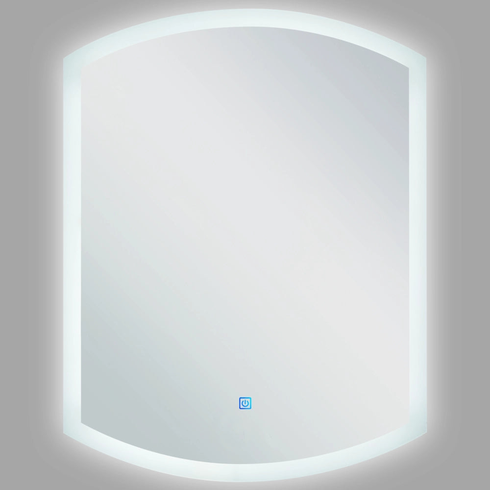 Specchio led da parete ovale ø 78 cm moderno contemporaneo mobile bagno trucco camera da letto
