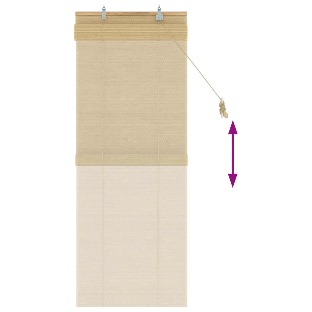 Tenda a rullo Naturale 70 x 160 cm Bambù 42040562