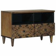 Mobile TV Marrone 70 x 33,5 x 46 cm Legno di mango massello