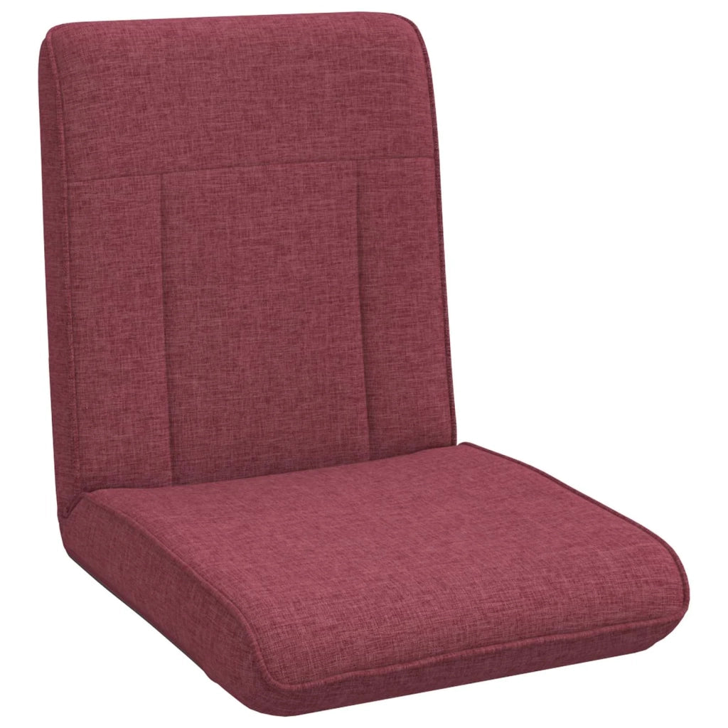 Sedia da Pavimento Rosso Vino 50 x 73 x 60 cm Tessuto 42028169