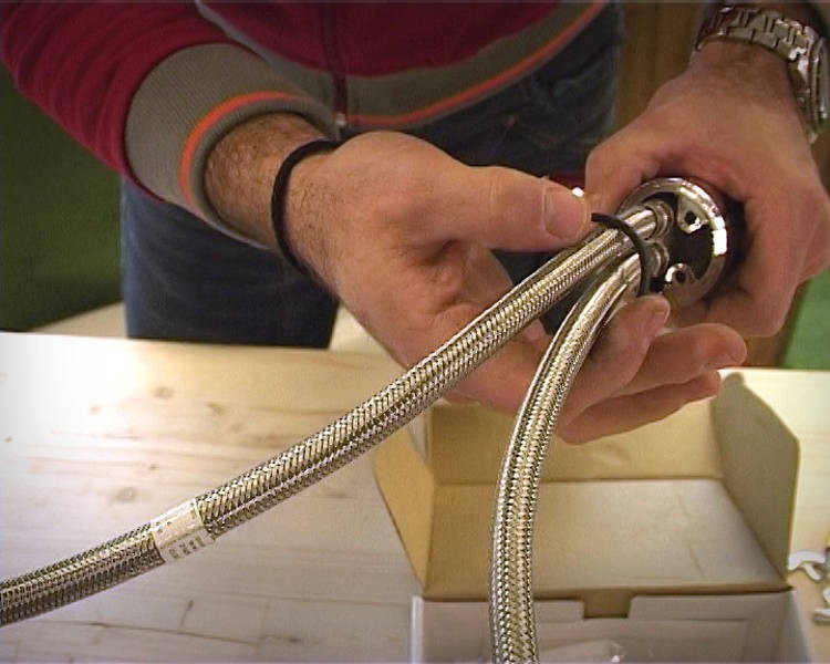 Tubetto Per Miscelatori/Rubinetti In Acciaio Inox Cromo