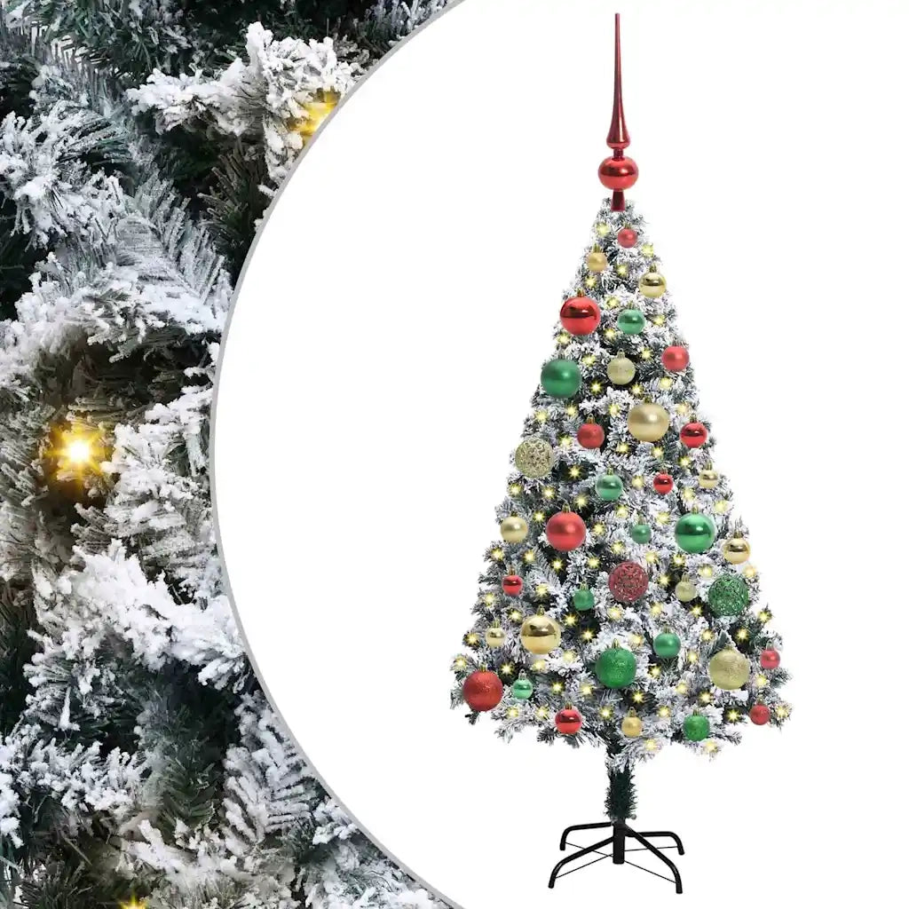 Albero di Natale artificiale con 150 LED Bianco 120 cm 3396948