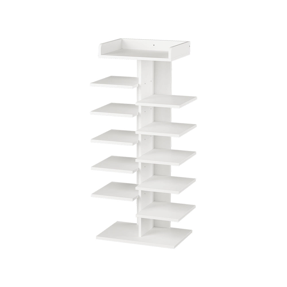 Vicco Scarpiera Bianco 45 x 114 cm con 10 scomparti
