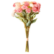 Bouquet di fiori artificiali rosa Decorazione finta 60 cm Decorazione da tavolo fatta a mano Soggiorno Sala da pranzo