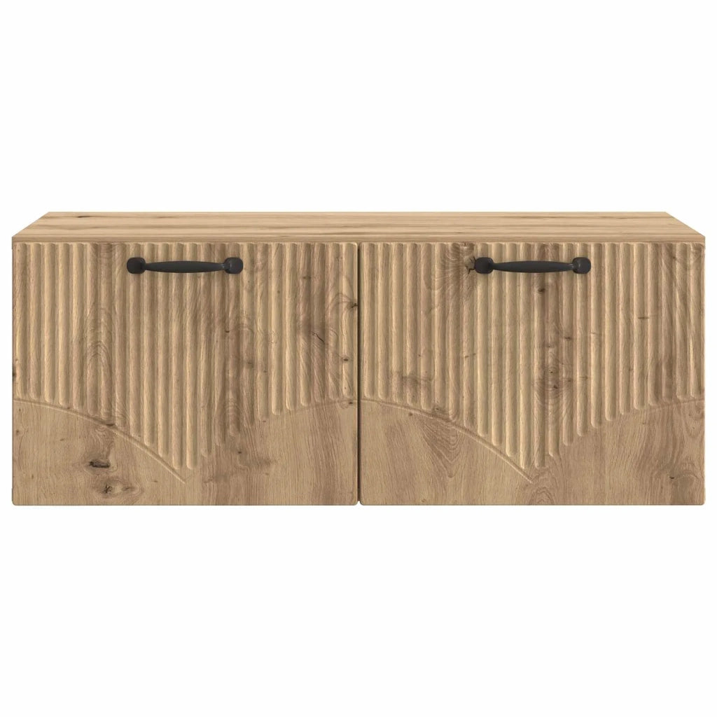 Mobile Porta TV da Muro Rovere Artigianale 78,5 x 41 x 30 cm