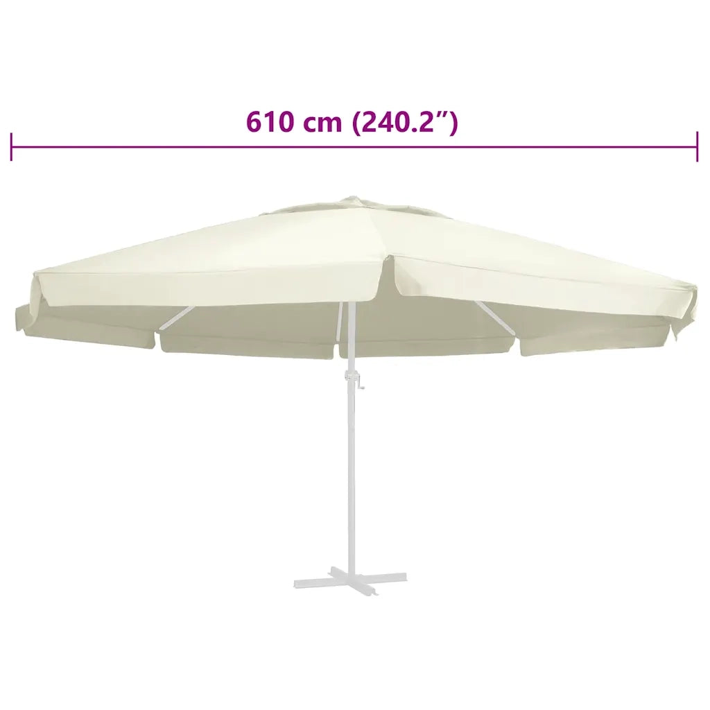 Telo di Ricambio per Ombrellone Sabbia 610 cm CFW8462120
