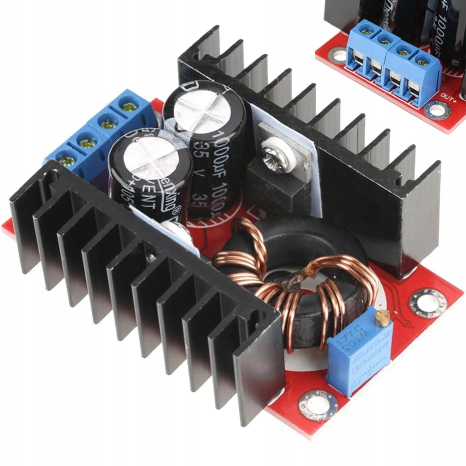 Convertitore DC-DC 150W 10A 12-35V Step-Up – Alta Efficienza >94% | Tensione Regolabile 12-32V