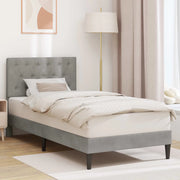 Struttura del letto Grigio Chiaro 90 x 200 cm Velluto 42027637