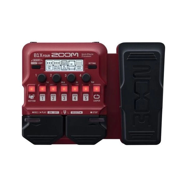 Multieffetto basso zoom b1x four red e black - 4515260020720