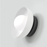 Lampada da parete Ozzy in acciaio e vetro