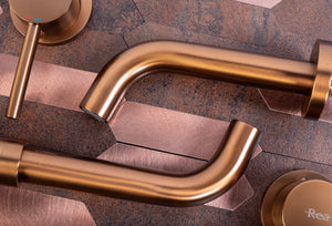 Rubinetto Da Incasso Rea Lungo Copper Brusht + Box