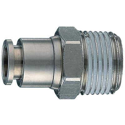 RACCORDO DRITTO AUTO FILETTO MASCHIO AC 50/A ANI - MM  8X1/4M- 10 pezzi