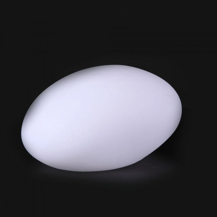 Sasso Pietra Decorativa LED 1W RGB con Telecomando IR 24 Tasti e Alimentatore IP67 Dimmerabile SKU 40171