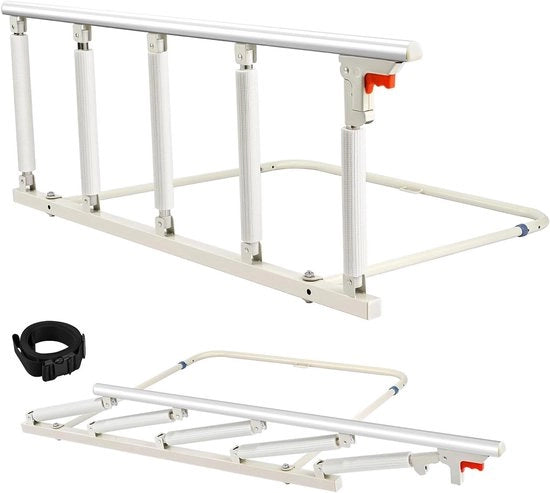 Sbarra di protezione pieghevole per anziani - Prevenzione cadute - 1 pezzo - 118 x 45 cm