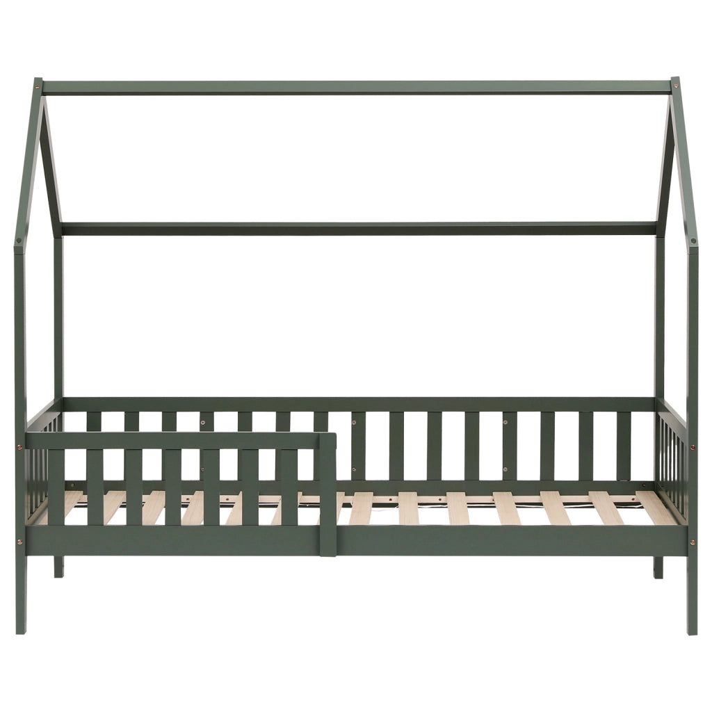 Letto a capanna per bambini 190x90cm verde MARCEAU
