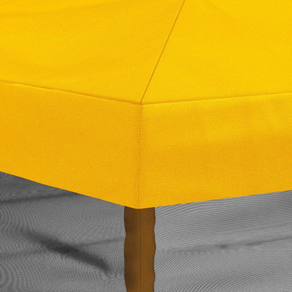Copertura Gazebo con Pareti Laterali 6 x 3 m Giallo Poliestere 900417