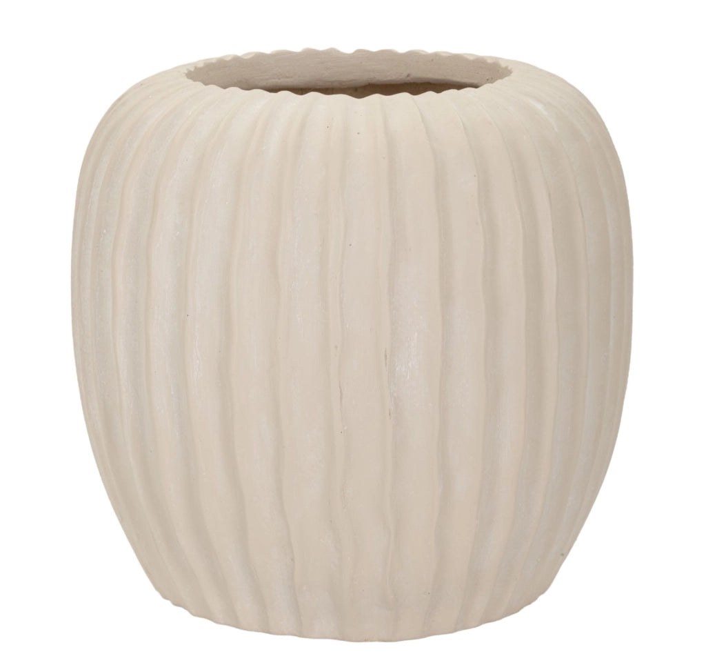 Vaso Mist Ø26,5x26 cm in Mgo Crema