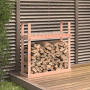 Portalegna-Scaffale per Legna 110x35x108,5 cm in Legno Massello di Douglas