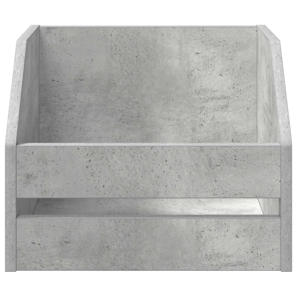 Scatola per album in vinile Grigio Cemento 38 x 30 x 29 cm 8012816