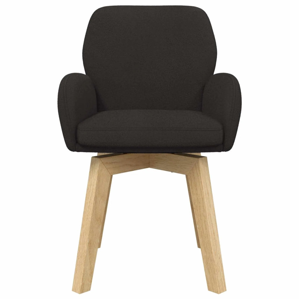 Sedie da pranzo girevoli 6 pz Bouclé Nero 54 x 58 x 87 cm 3428293