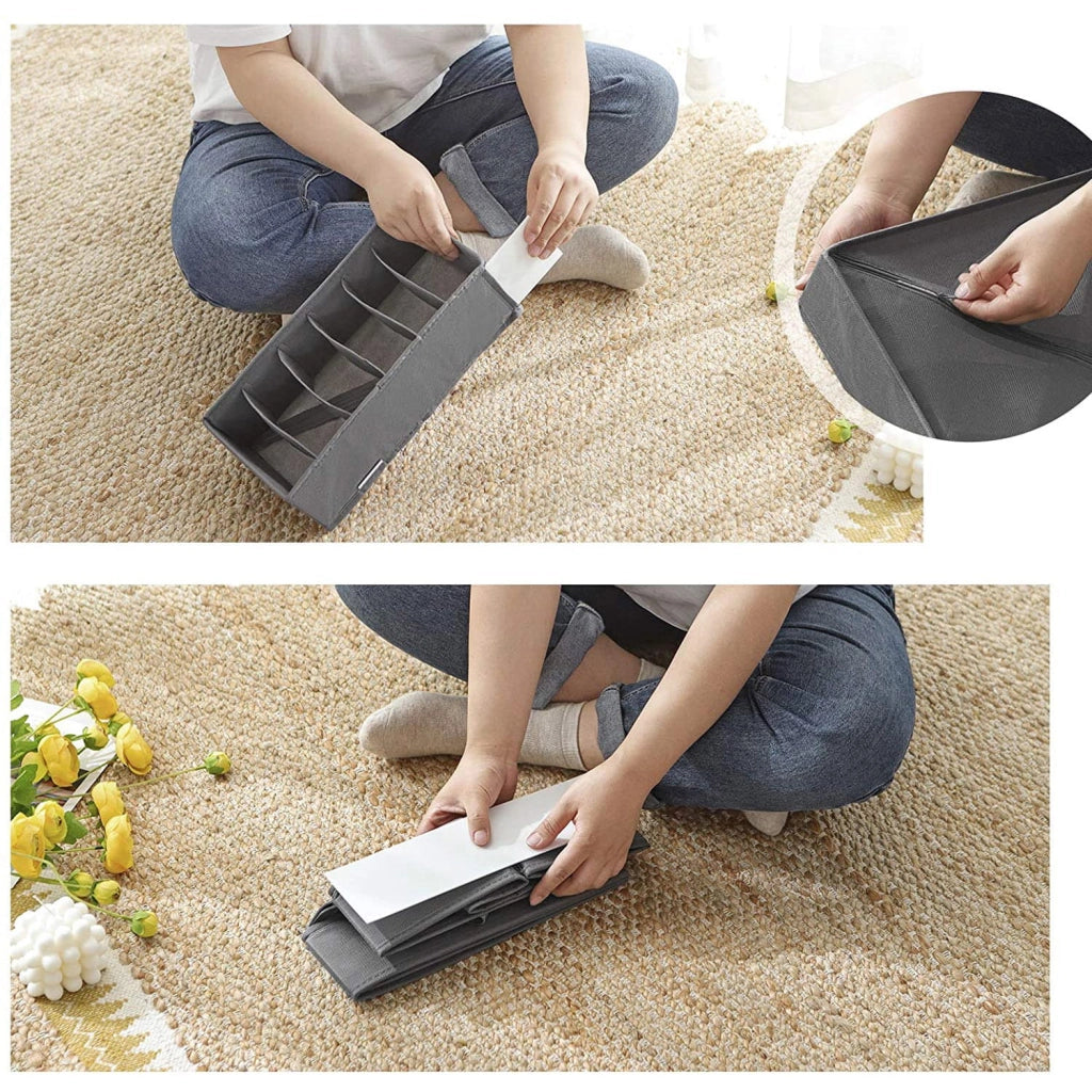 Valora ORGANIZER PER INTIMO Armadio in tessuto grigio x4
