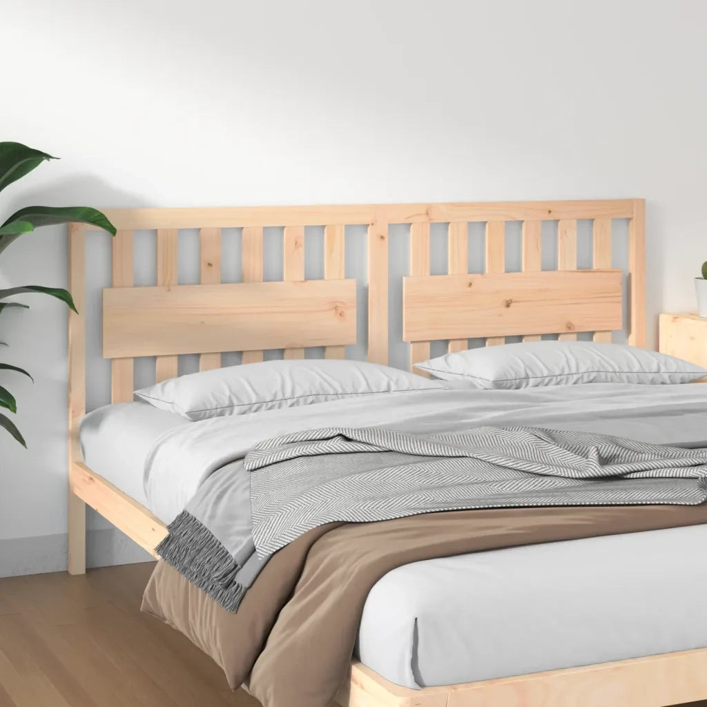 Testiera | Testata per Letto 185,5x4x100 cm in Legno Massello di Pino