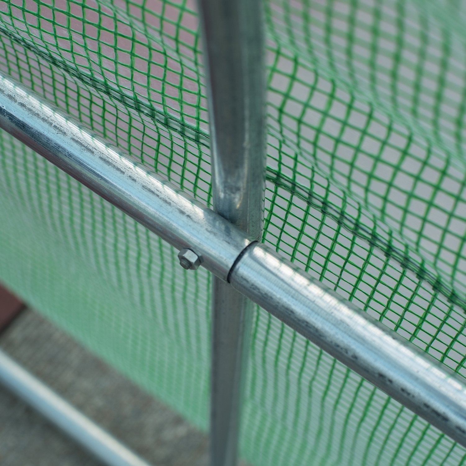 Serra da Giardino 8x3x2m Tubi in Acciaio  Verde