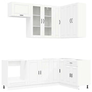 Unità Cucina PORTO 8 pcs Bianco Legno ingegnerizzato 3438497