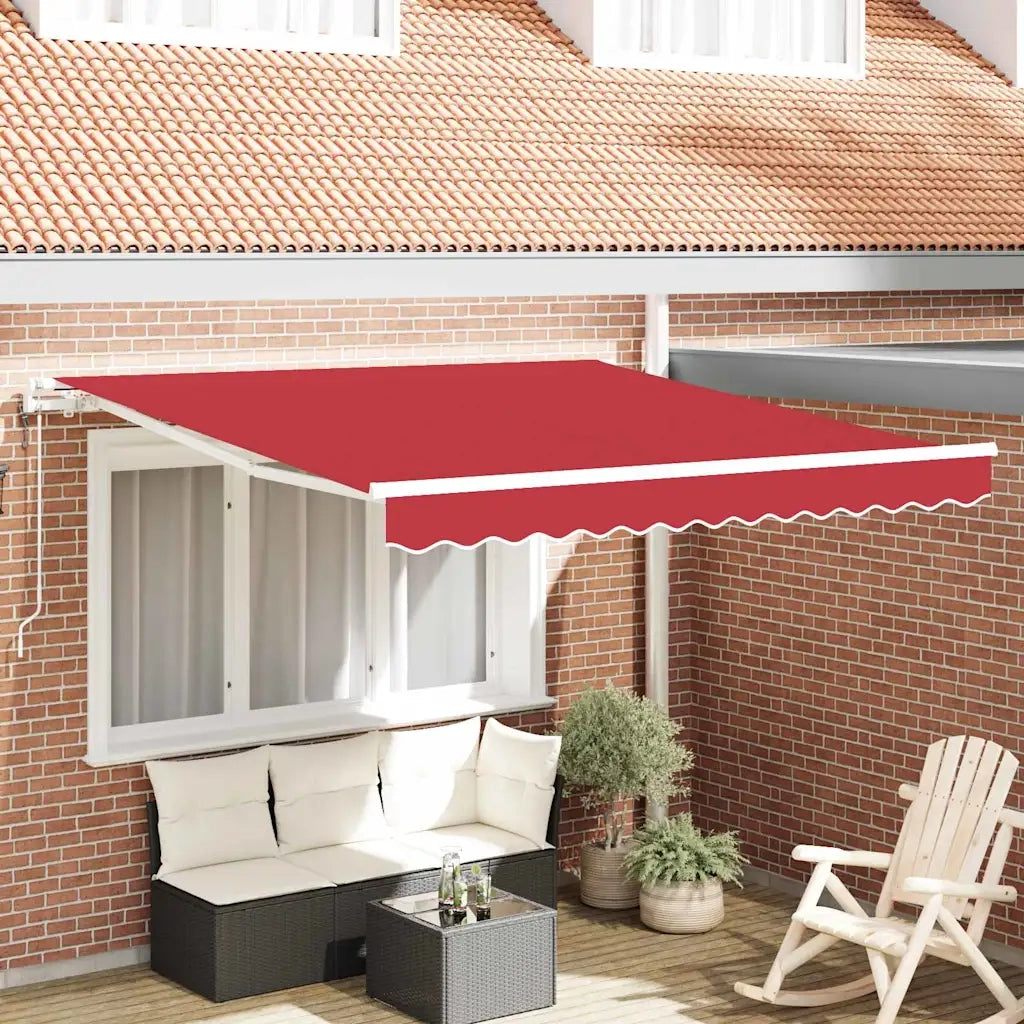 Tettuccio Elettrico Retrattile Rosso 300 x 250 cm CFW6028489