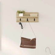 Appendiabiti a muro Rovere Sonoma 40 x 10,5 x 18 cm 874381