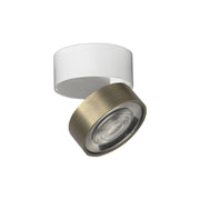 Hole Applique/Plafoniera LED 7W 3000K CRI90 38° IP20 Bronzo - Rossini Group | Illuminazione da parete o soffitto orientabile di design