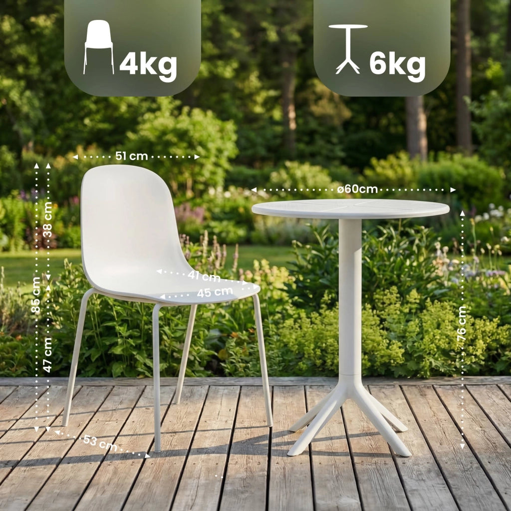 Gartenmцbel-Set Torin mit 2 Stьhlen