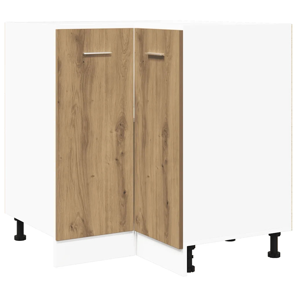 vidaXL Armadietto Cucina “Lyon” Rovere Artigianale 75,5x75,5x81,5 cm