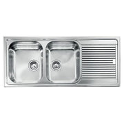 CM Zenith 116x50 2V Lavello ad incasso Rettangolare Acciaio inossidabile