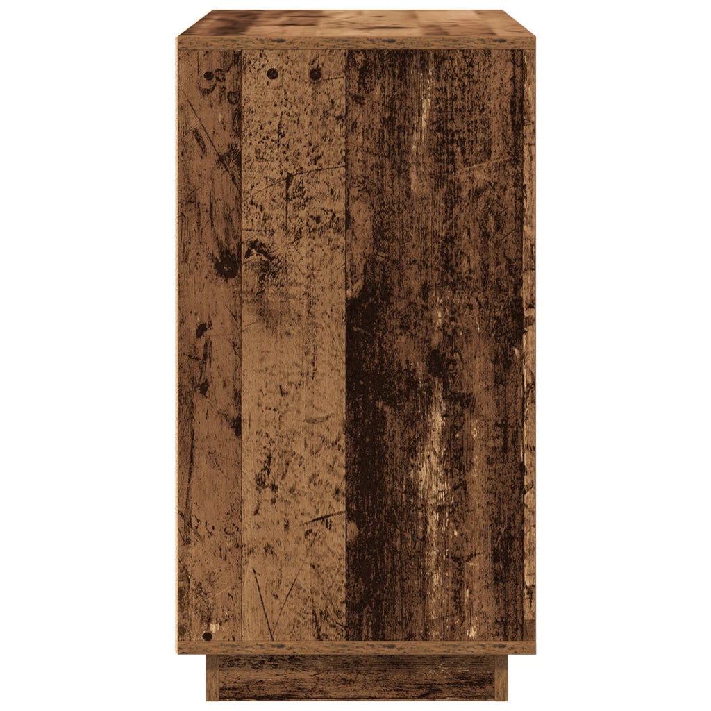 Buffet Legno Invecchiato 80x34x75 cm Legno Ingegnerizzato