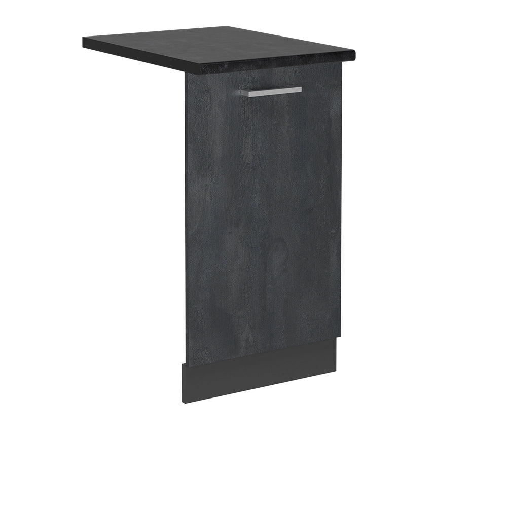 Vicco Pannello frontale della lavastoviglie Calcestruzzo nero 45 cm , PL Antracite