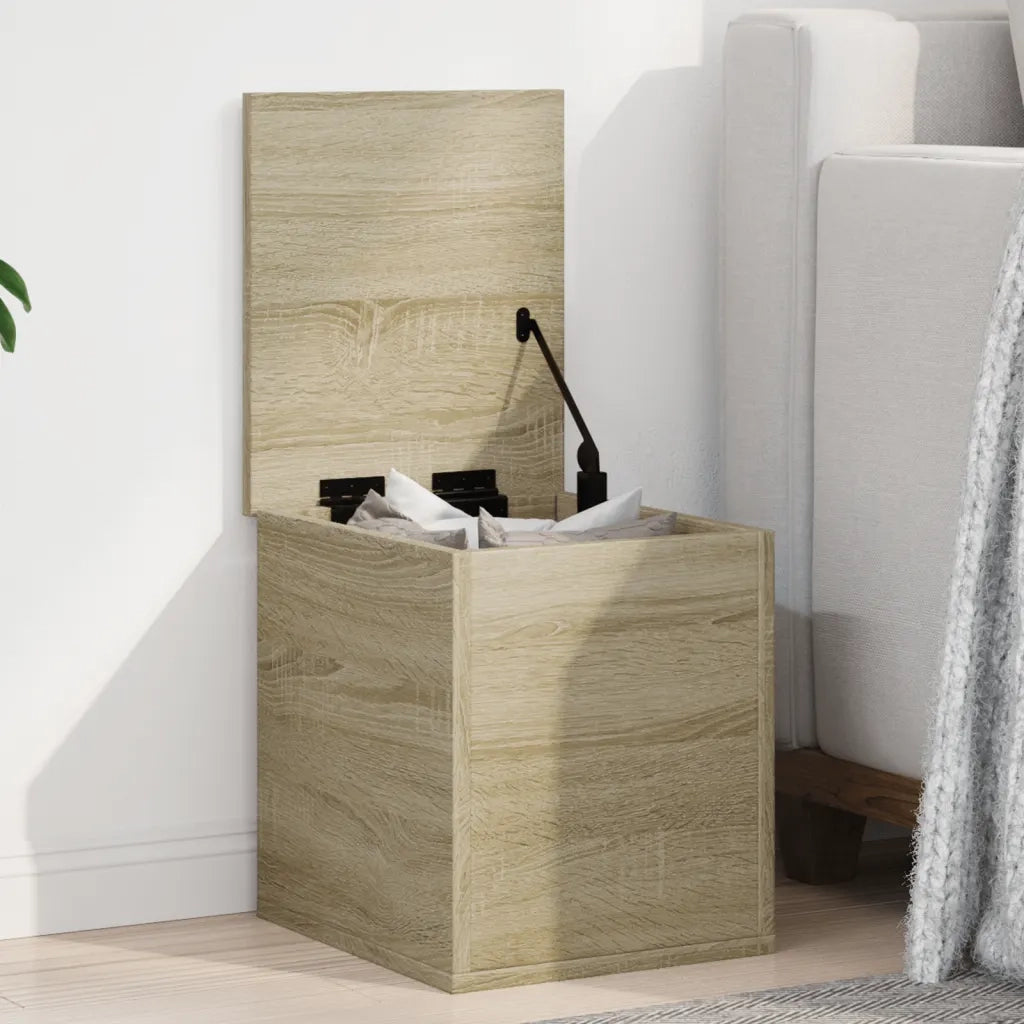 vidaXL Contenitore Portaoggetti Rovere Sonoma 30x35x35cm in Truciolato