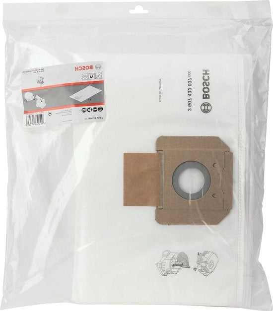 5x Sacco a filtro per polvere per aspirapolvere professionale con filtro a velo - Accessori per aspirapolvere professionale con filtro a velo 35L AFC/ L SFC+ M AFC