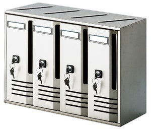 CASELLARIO POSTALE CUBO 4 CASSETTE ARG.C4 CM.42X30X17,5