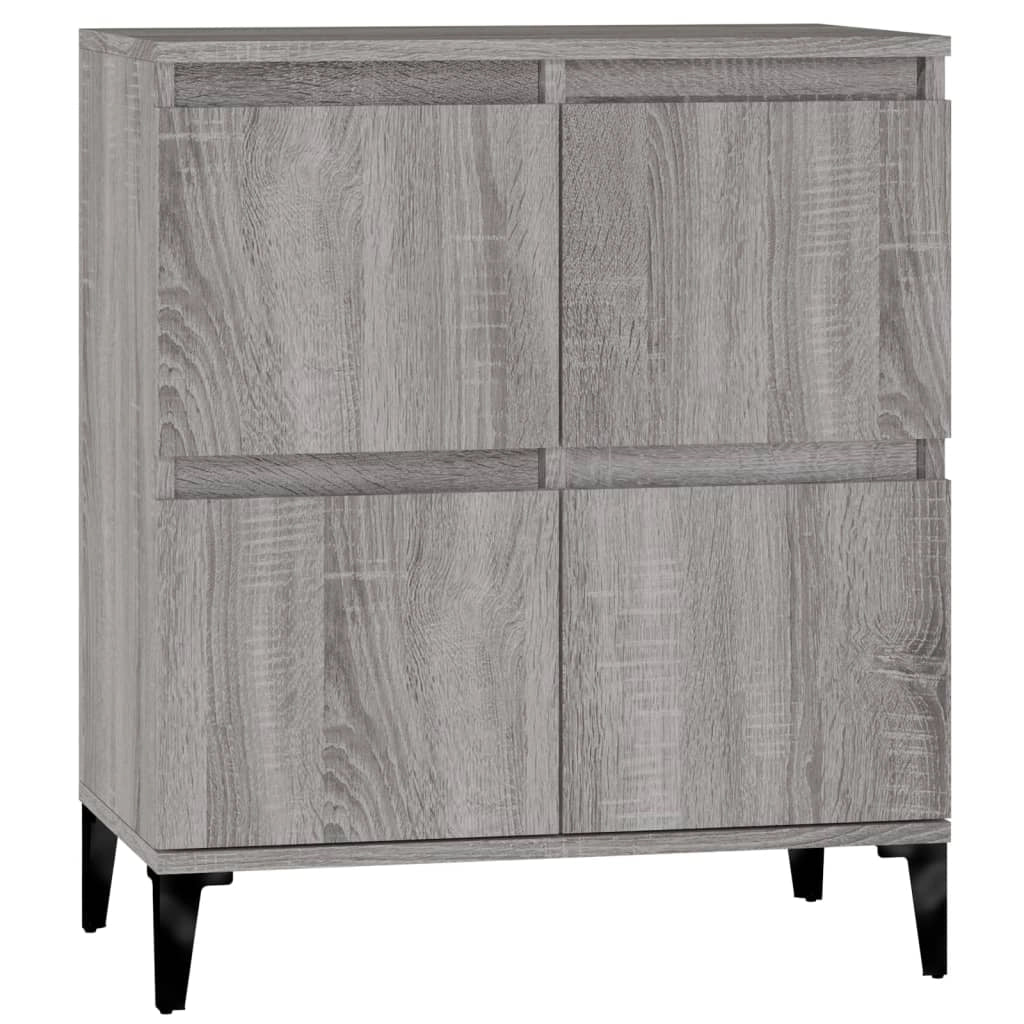 Buffet credenza cassettiera armadio mobile contenitore organizer cucina soggiorno salotto Sonoma 60 x 35 x 70 cm legno ingegnerizzato grigio 02_0036413