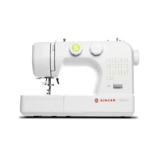 Macchina da cucire singer sm024gr white e green - 7393033113155