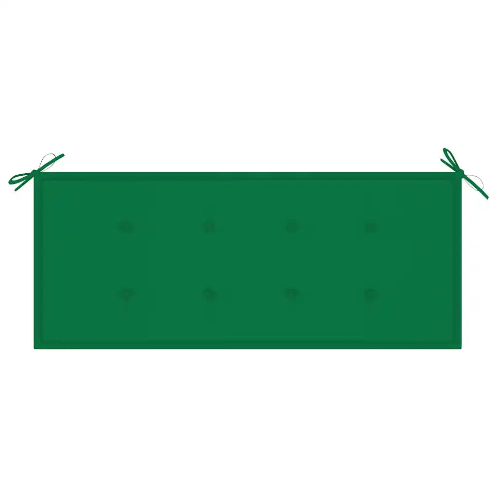Panca da Giardino con Cuscino 120 cm in Massello di Acacia
