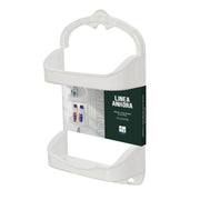 MENSOLA PER DOCCIA ANKORA 27X12XH47CM BIANCA